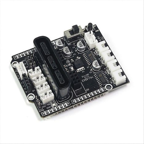 Carte d'extension pour moteur 4 voies, module d'extension de commande de moteur 4 canaux, module de commande DIY pour voiture intelligente 4x4 (1/5)