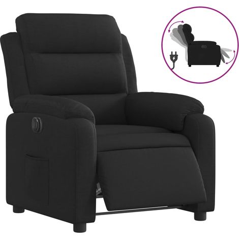 Maison Exclusive - Relaxsessel Elektrisch Schwarz Stoff