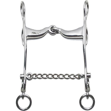 Mors de bride pour maremmana en acier inoxydable massif 22 mm