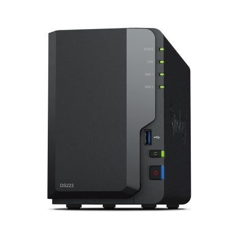 Serveur NAS Synology DiskStation DS223 2 baies 2 Go Noir
