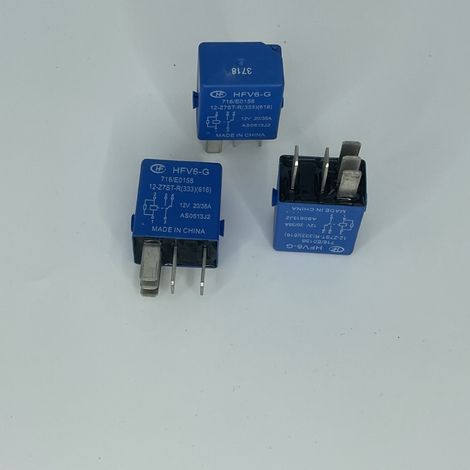 Relais automobile Hongfa HFV6-G12-Z7ST-R, relais 5 broches 716/0156