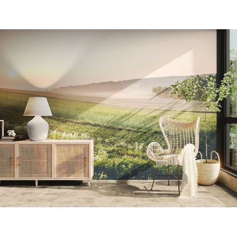 Papier peint Nature – Lever du jour brumeux - 150 x 250 cm (1/2)