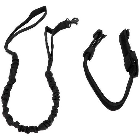 Collier et laisse pour chien réglables en nylon résistant - Accessoire sécurité grand format pour chien (1/5)