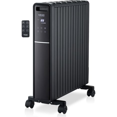 Haeger HE-20D.003A Riscaldatore elettrico per interni nero 2000 W Convettore (1/5)