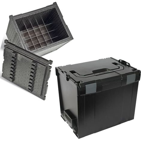Sortimo Systemkoffer L-Boxx 374 mit Isolier- / Thermoeinsatz schwarz (1/5)