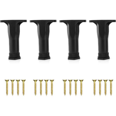 Piedini livellanti per mobili, 4 pezzi, altezza da 13 cm a 22 cm