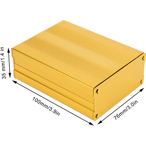 Le boîtier de commande divisé en alliage d'aluminium sablé de 3576100 mm peut présenter des variations de couleur. (1/5)