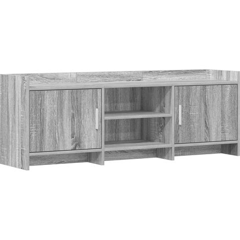 Maison Exclusive - Mobile TV 130 x 33 x 47 cm Sonoma grigio Legno ingegnerizzato (1/5)