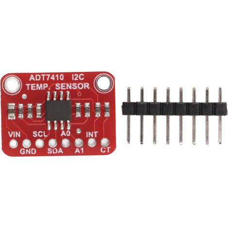 Capteur de température ADT7410 I2C, module précision -40°C à +105°C, carte breakout 2,7V-5V DC, interface numérique haute fiabilité (1/5)