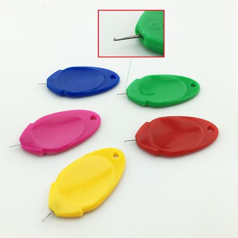 5 Stück Nadeleinfädler, DIY-Nadeleinfädler aus Kunststoff, Nadeleinfädler aus Kunststoff (1/5)