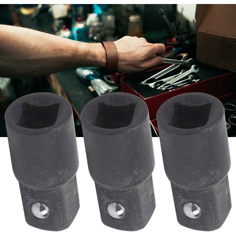 Adaptateur de douille pour clé à cliquet vers volant moteur moyen 3/8 vers grand volant moteur 1/2 (1/5)
