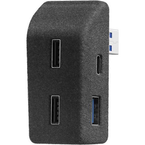 Station d'accueil avec hub USB intégré pour boîte à gants de voiture Tesla Model Y, adaptateur de charge rapide Juniper, répartiteur d'alimentation (1/5)