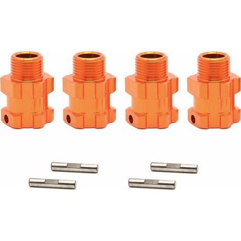 4 roues adaptateurs hexagonaux 17mm en aluminium pour ZD Racing 07 1/7 voiture RC (1/5)