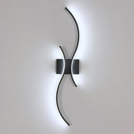 GOECO  Modern Staircase Wall Light Black 80x15x4.5cm 6500K 27W Slim Linear Design (1/5)