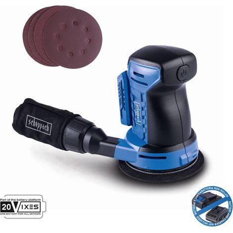 Levigatrice orbitale 20v diametro 125mm senza batteria ixes Scheppach c-obs125-x (1/8)