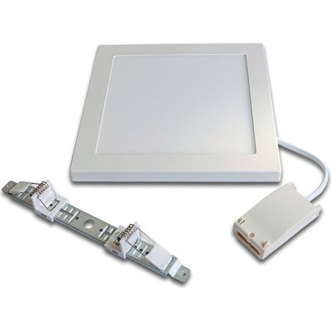[NEUWERTIG] B-Ware Hera Leuchte Lampe LED weiss Kunststoff Einbau Aufbau Universalweiss 4000K IP20 (1/2)