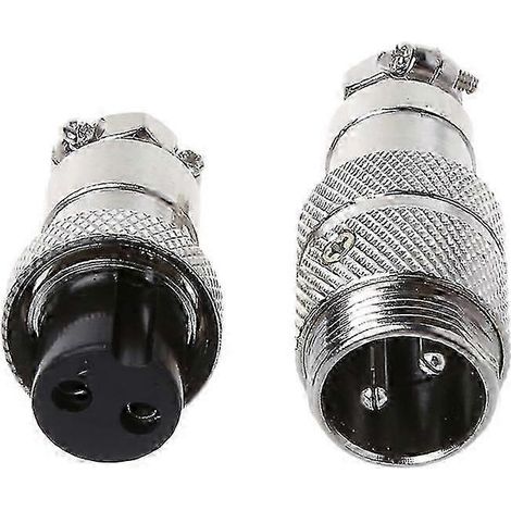 Gx16 Verschraubbarer Luftfahrt-Stecker, männlich/weiblich, 2/3/4/5/6/7/8-polig-2P