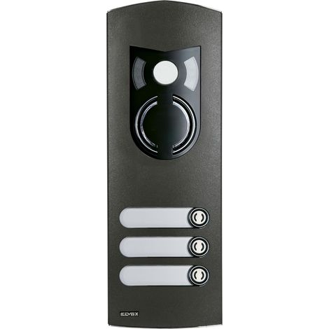 VIMAR - 1223/35 Placca a/v 2M IK10 3 tasti grigio sable