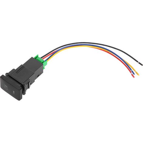 12V 4-poliger Drucktaster mit LED-Kontrollleuchte für Toyota. (1/5)