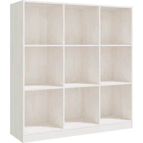 Estantería/divisor espacios madera pino blanco 104x33,5x110 cm vidaXL