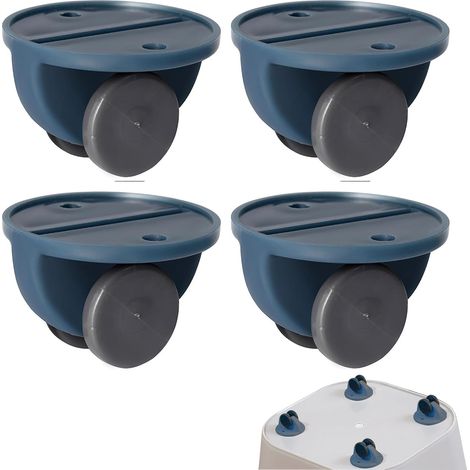 Ruedas adhesivas, ruedas fijas, miniruedas, ruedas para proyectos pequeños, 4 poleas adhesivas, ruedas para muebles para mover cajas (1/5)