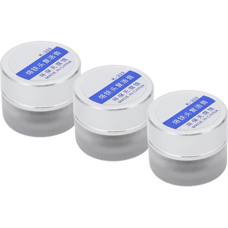 Pâte de régénération pour pannes de fer à souder K-333, lot de 3, nettoyage, meulage et réparation des embouts. (1/5)