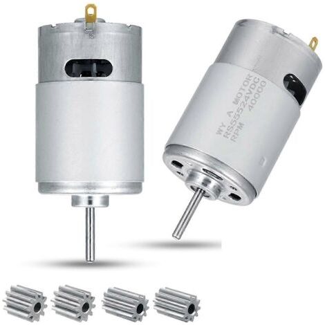 Moteur électrique 24 V 40 000 tr/min (2 pièces), RS555, moteurs pour voitures électriques pour enfants (1/5)