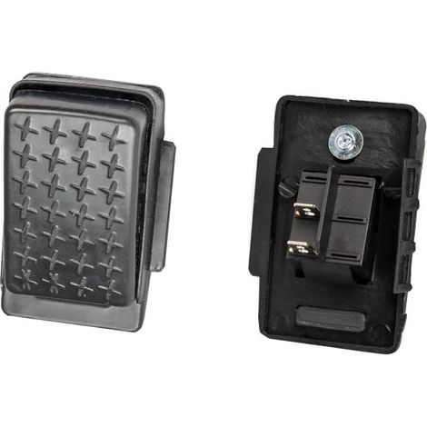 Interruptor de acelerador de dos pines para cochecitos de 6V/12V/24V, pedal de repuesto para coches de juguete eléctricos. (1/5)