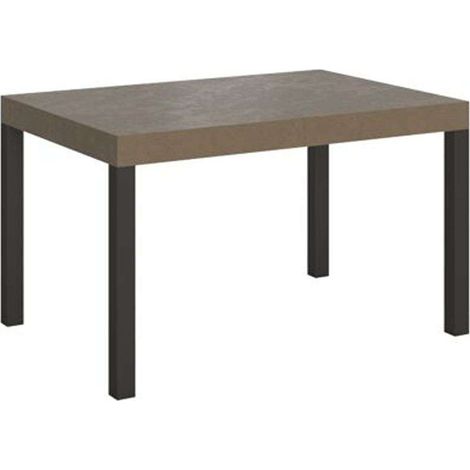 Tavolo allungabile 120/380x90 cm Everyday Premium tortora gambe antracite