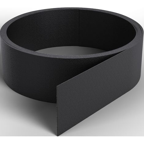 Nordlinger – Profilé de finition adhésif noir 260cm – Largeur 3cm – Résistant à la corrosion – Fixation adhésive performante