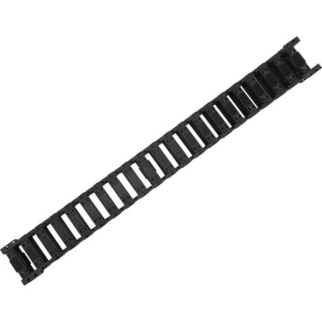 Câble chaîne porte-câbles silencieuse, nylon résistant, assemblage démontable, 0,7 mètre, D25 x 25 (1/5)
