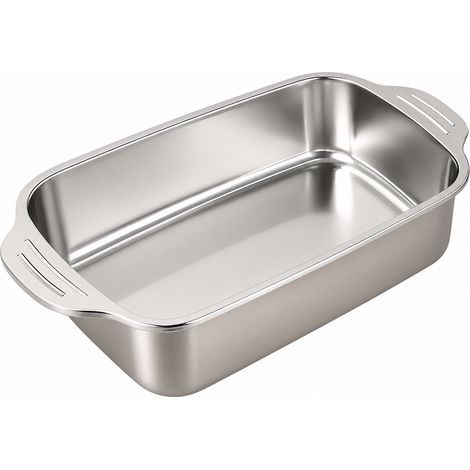 Plat à poisson en inox 41 cm, profondeur 7,5 cm (1/5)