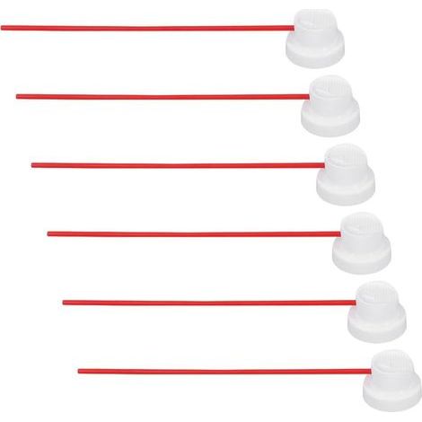 Lot de 6 buses d'aérosol, d'extension, récipients parfumés, tasses, embouts de rechange pour tuyau de rallonge, tuyau de pulvérisation de rechange (1/5)