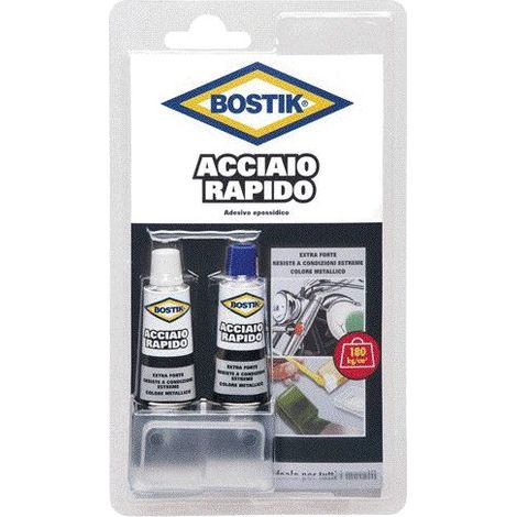Adesivo Colla per Metallo Acciaio Rapido Bison Bostik  Ml.24