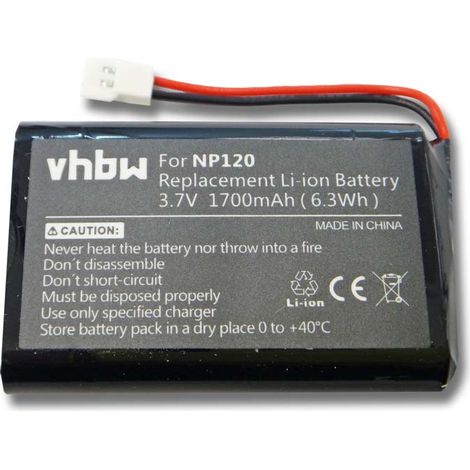 vhbw Akku kompatibel mit Seecode Vossor V3, Phonebook, Plus Freisprecheinrichtung Konferenztelefon (1700 mAh, 3,7 V, Li-Ion)
