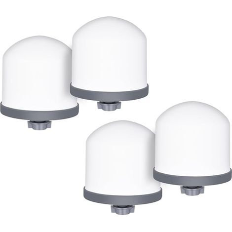Set of 4 Ceramic Filters, 0.2 Micron, Plastic, Water Purification, Countertop (1/5)