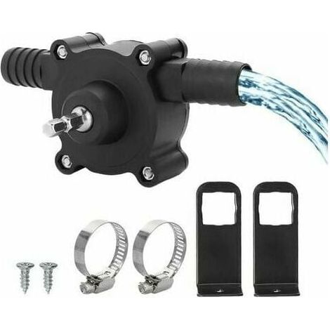 Pompa elettrica per trapano, pompa per acqua, mini pompa elettrica manuale per trapano, pompa autoadescante portatile, pompa per trapano, piccola pompa per acqua per casa e giardino