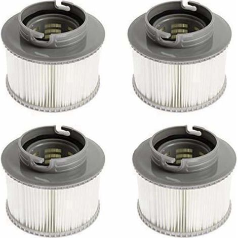 Cartouche filtrante  Compatible MSPA - Lot de 4 - Protège pompe & chauffage - Facile à nettoyer (1/5)