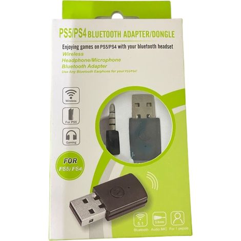 USB Bluetooth Adapter - Bluetooth 4.0 - Compatible With Ps4 - Transmitter And Receiver - 1 Unit (1/5)