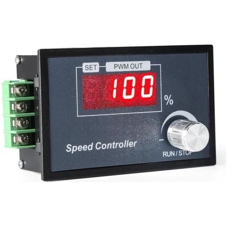 Regolatore di velocità motore DC 6-60V 12V 24V 36V 48V 30A PWM con interruttore di avvio/arresto (1/5)