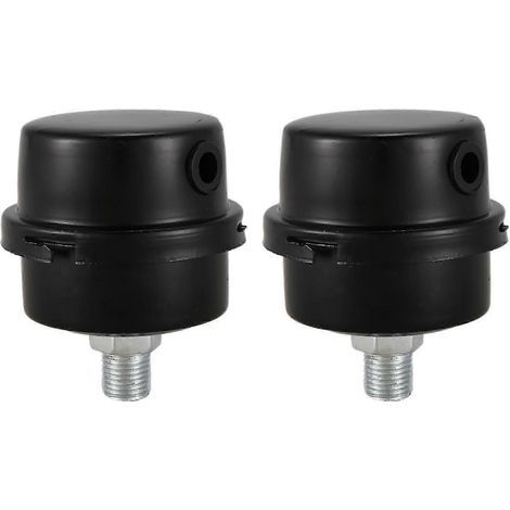 filtres à air pour compresseur, silencieux, filetage 1/4 BSP 13 mm, noir F26 (1/5)