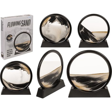 Image de Sable 17,5 x 17,5 x 0,5 cm dans Un Cadre en Plastique avec vitre en Verre dans Un Coffret Cadeau (1/3)