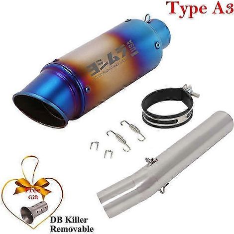 Pot d'échappement pour moto, silencieux DB Killer pour Honda CB1300 2003-2015, Yamaha FZS 600 Fazer 1998-2003 (Type A3) (1/5)