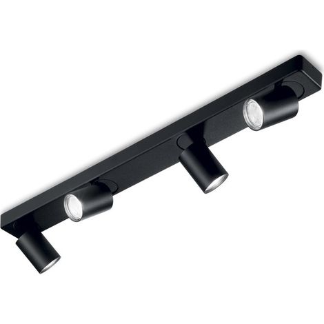 Ideal Lux RUDY - Indoor 4 Lichter Deckenstrahler Lampe Schwarz, GU10