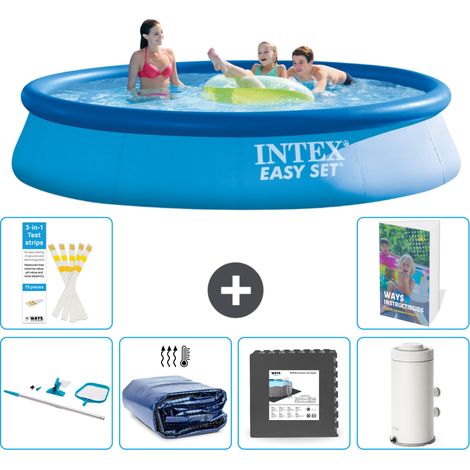 Intex Piscina Easy Set Rotonda - 396x84 cm - 7-pezzi  S43