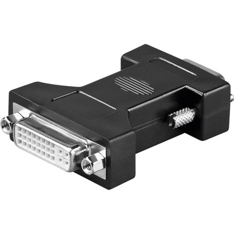 Microconnect MONBG cambiador de género para cable HD15 DVI-I 24+5Pin Negro