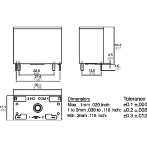 Panasonic ALF1P12 Printrelais 12 V/DC 25 A 1 Schließer 1 St. (1/2)