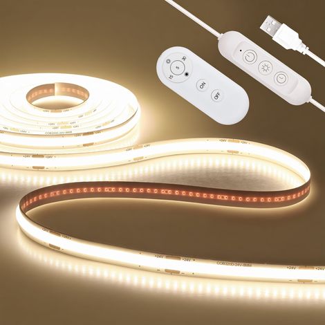 Bande LED COB USB 5 m Blanc naturel Autocollante (1/5)