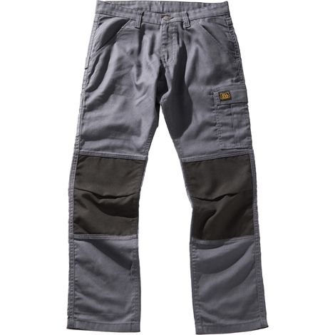 Rica Lewis 5430014 CORJE1 Pantaloni da Lavoro Carpenter Multitasche Rinforzi Cordura CE EN 13402-3:2017 colore Grigio (1/4)