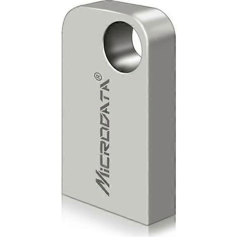 Clé USB 2.0 Mini disque dur métallique de 4 Go - Stockage portable Microdata (1/5)